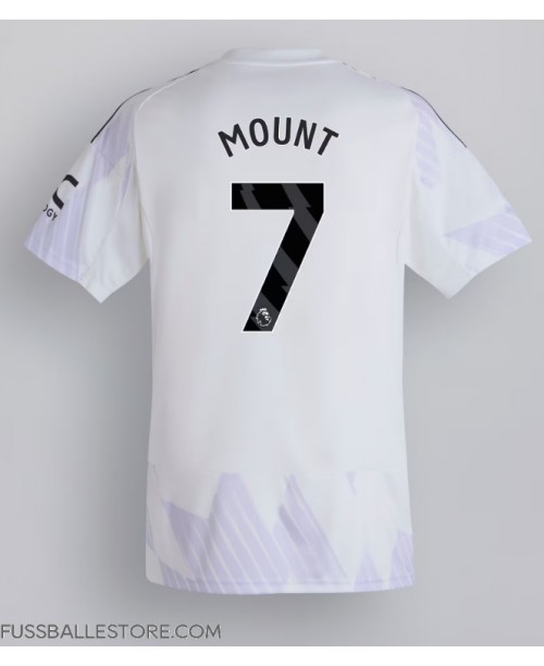 Günstige Manchester United Mason Mount #7 Auswärtstrikot 2025-26 Kurzarm Günstige Manchester United Mason Mount #7 Auswärtstrikot 2025-26 Kurzarm